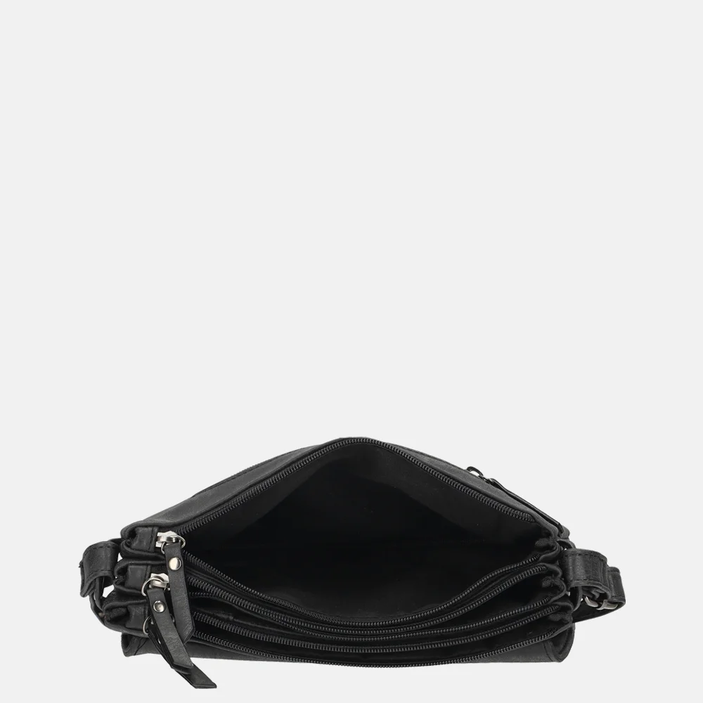 Enrico Benetti Josie crossbody tas zwart bij Duifhuizen
