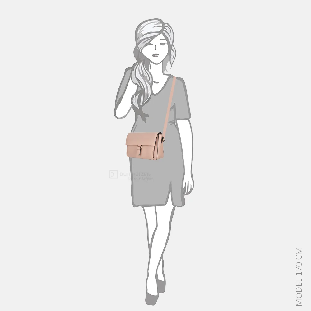 Daniele Donati crossbody tas pink bij Duifhuizen