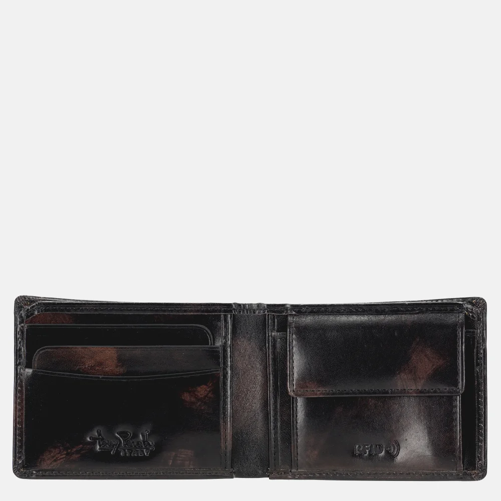 Tony Perotti Van Gogh billfold M zwart bij Duifhuizen