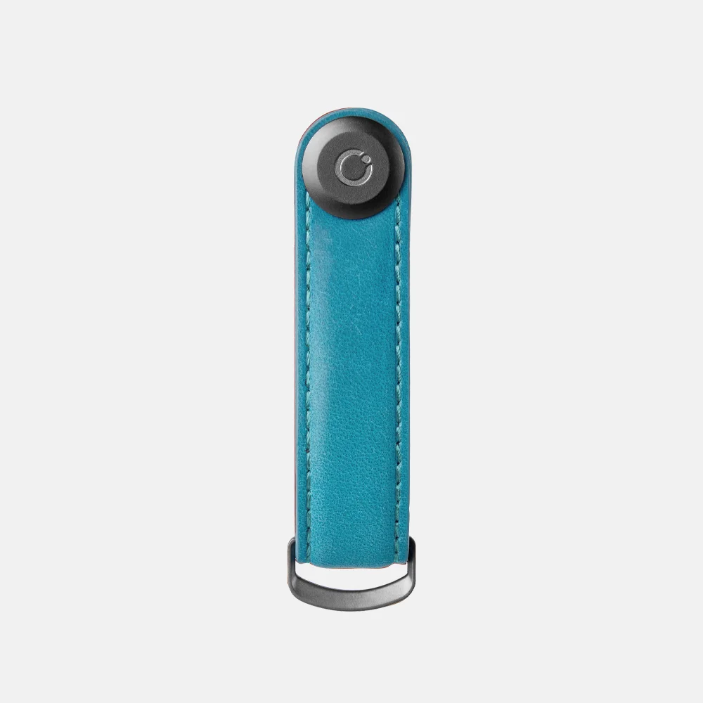 Orbitkey 2.0 Crazy horse sleuteletui teal bij Duifhuizen