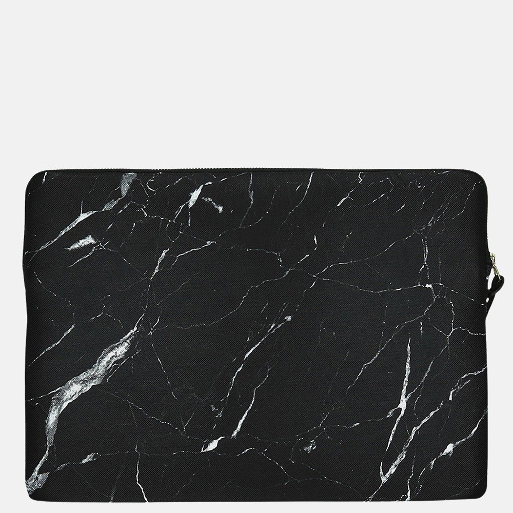 WOUF laptophoes 15 inch Black Marble bij Duifhuizen