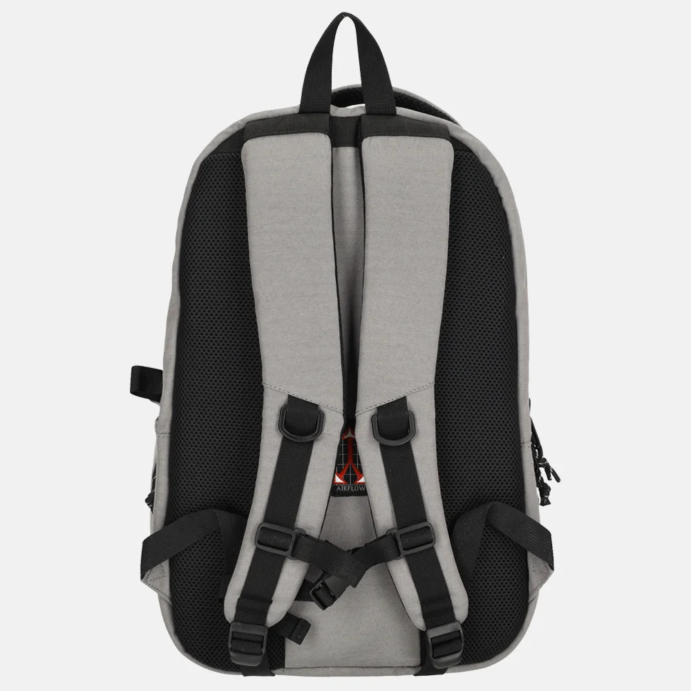 Enrico Benetti Anchorage laptoprugzak 15 inch lichtgrijs bij Duifhuizen