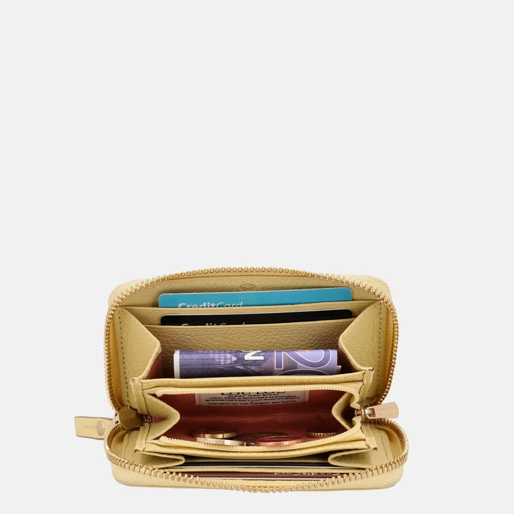 Loulou Essentiels Emilie portemonnee S sorbet yellow bij Duifhuizen