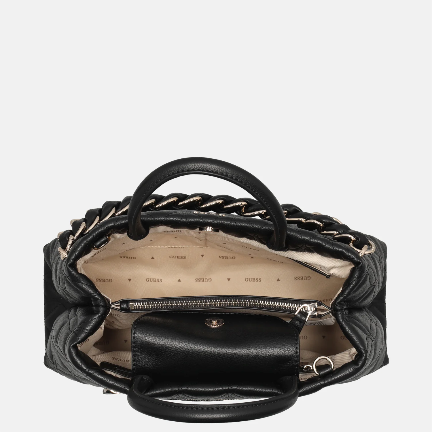 Guess Maxine girlfriend handtas zwart bij Duifhuizen