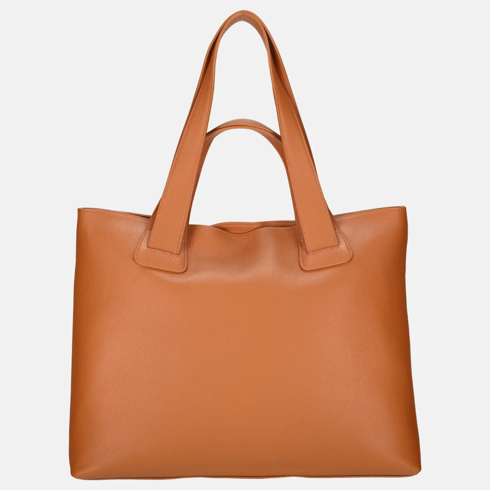 Crinkles shopper L orange bij Duifhuizen