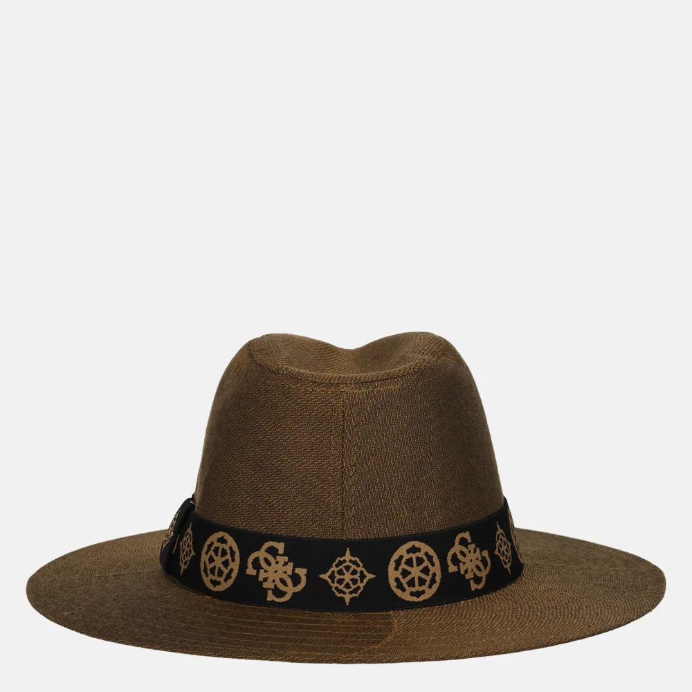 Guess Fedora muts/pet natural bij Duifhuizen