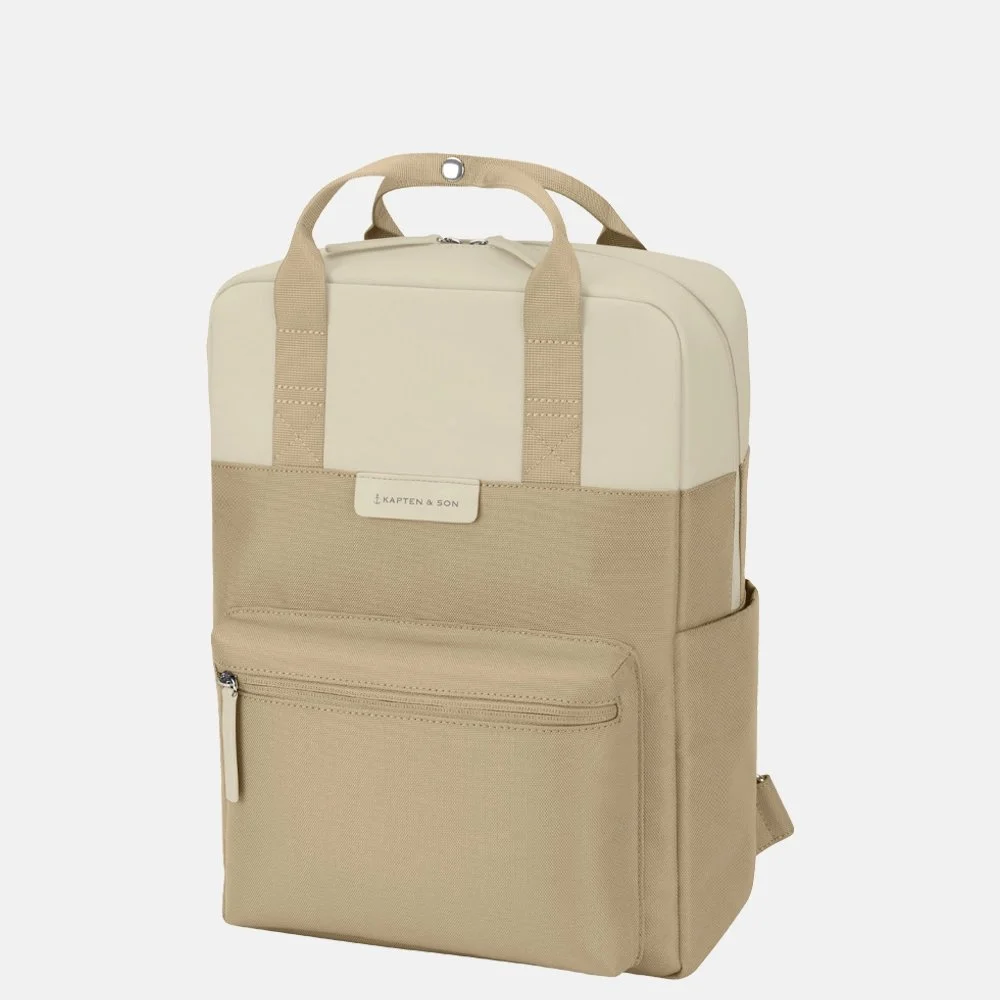 Kapten & Son Bergen rugzak 15 inch dune bij Duifhuizen