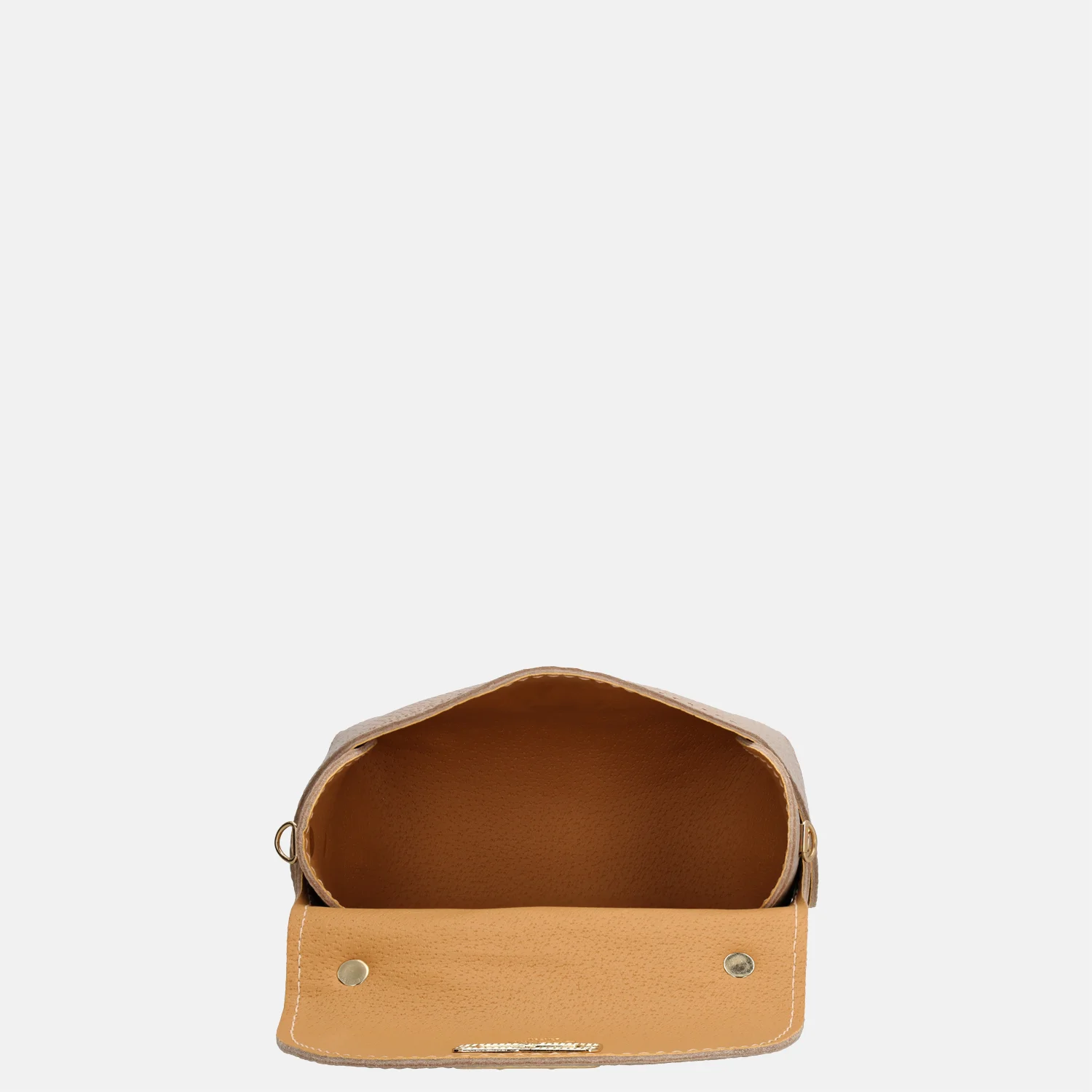 Charm London Bamboo handtas lichttaupe bij Duifhuizen