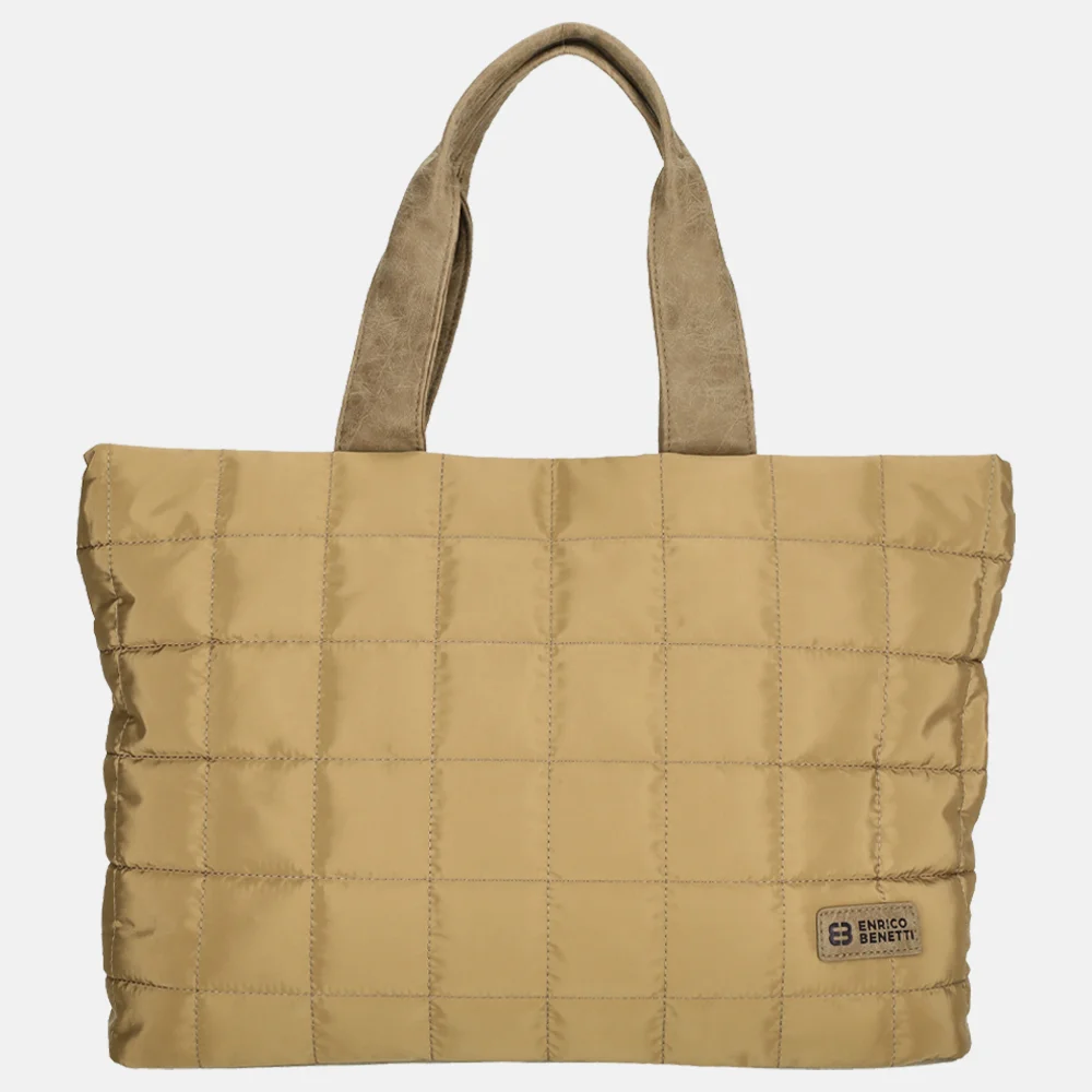 Enrico Benetti Demi shopper taupe bij Duifhuizen