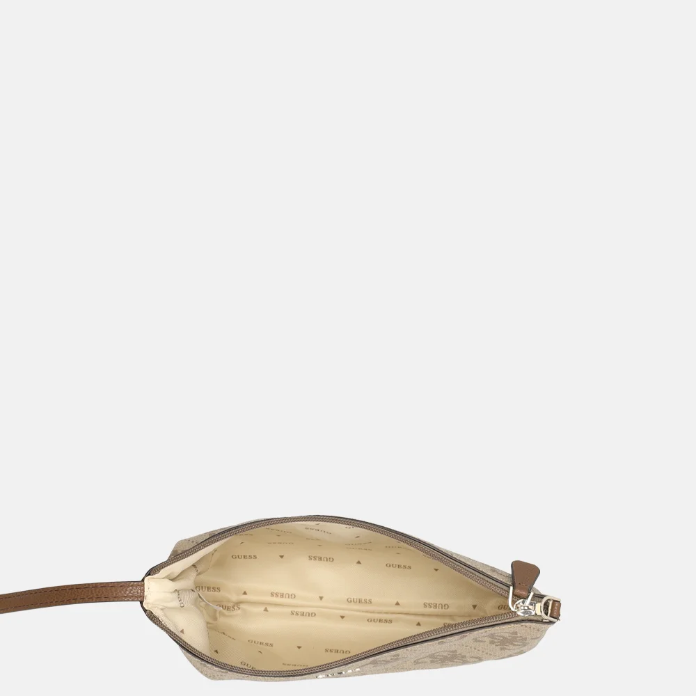 Guess Power play shopper L latte logo/brown bij Duifhuizen