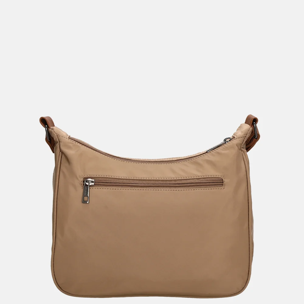 Charm London Buckingham schoudertas taupe bij Duifhuizen