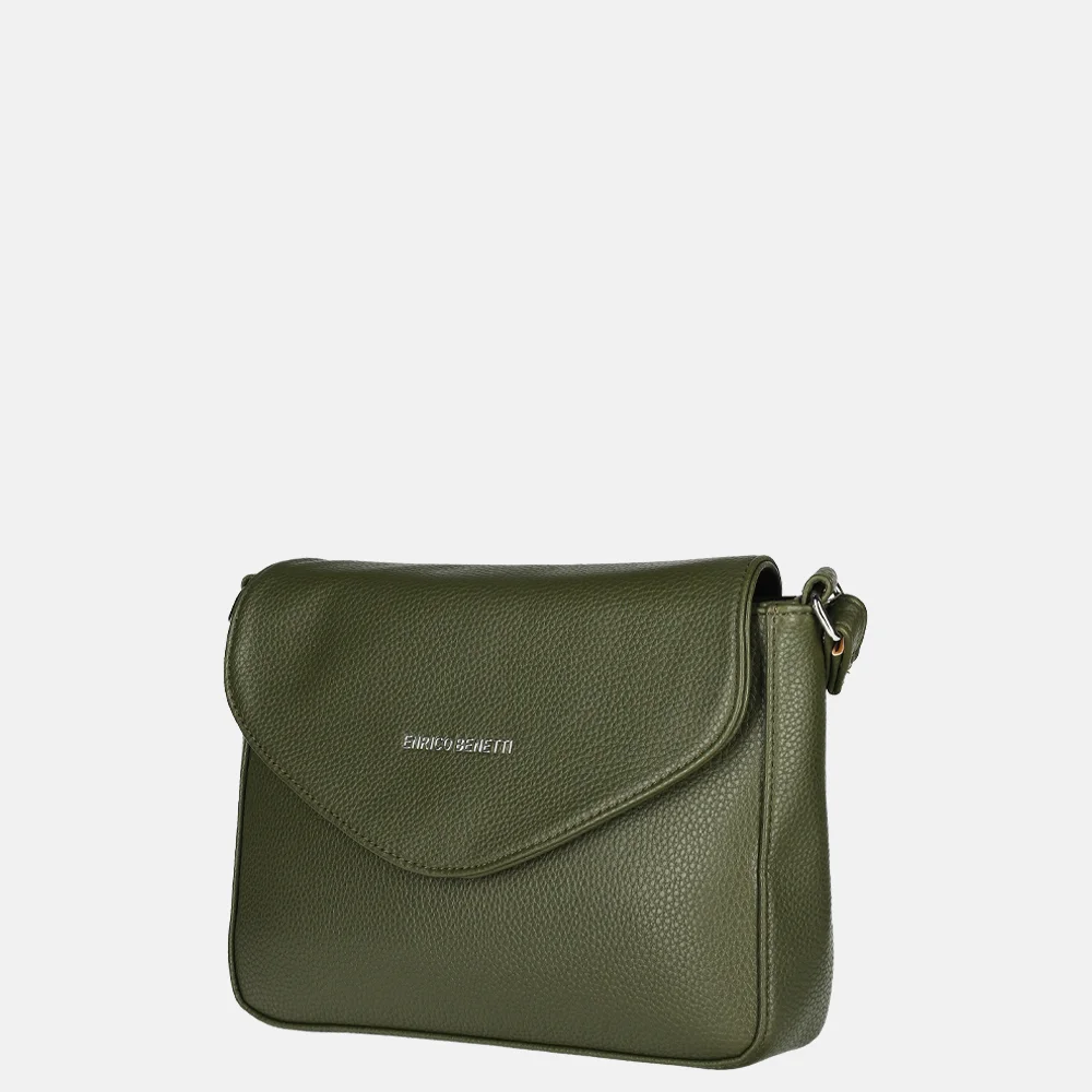 Enrico Benetti Sarah crossbody tas olijfgroen bij Duifhuizen