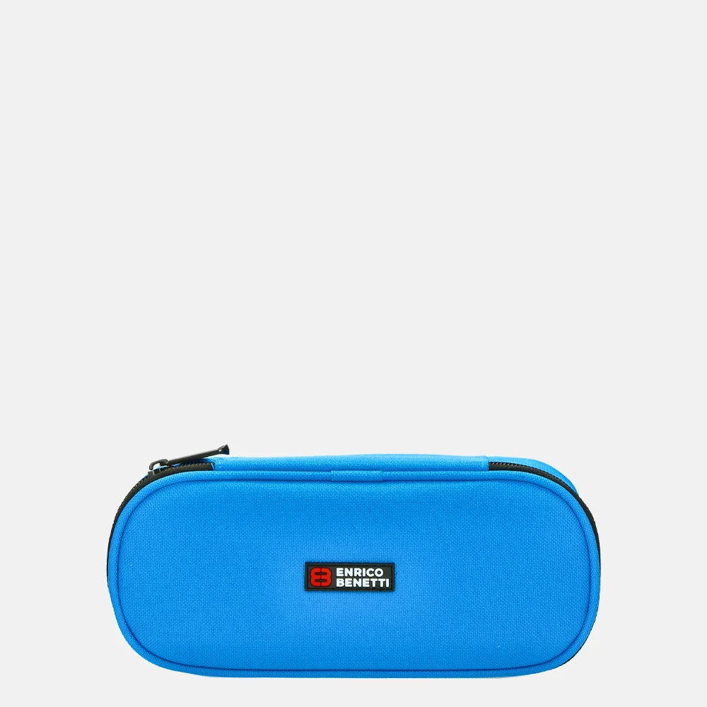 Enrico Benetti Amsterdam pennenetui lichtblauw bij Duifhuizen