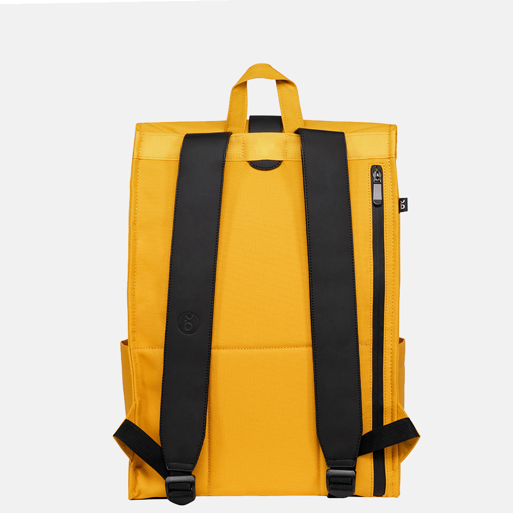 Bold Banana Roll Top rugzak 15.6 inch yellow beetle bij Duifhuizen
