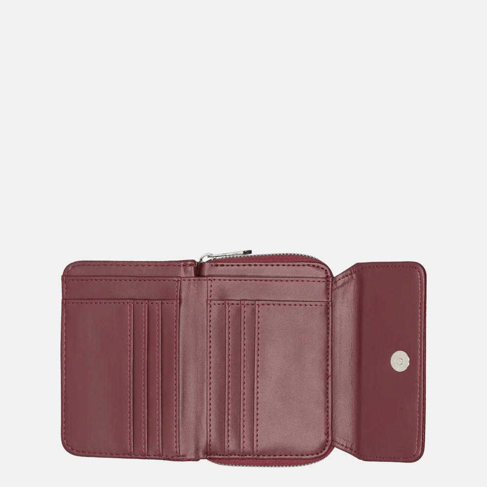 Flora & Co portemonnee bordeaux bij Duifhuizen