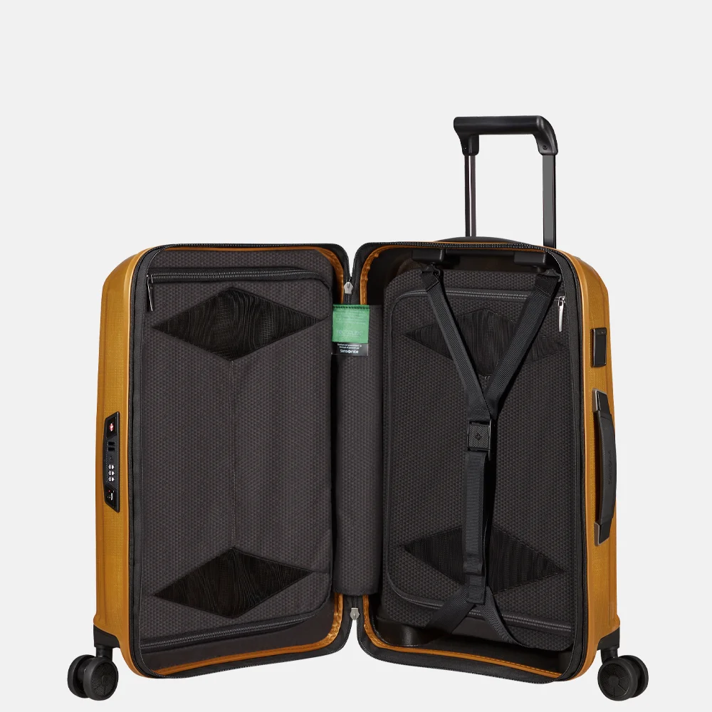 Samsonite Major-Lite handbagage koffer 55 cm Saffron Yellow bij Duifhuizen