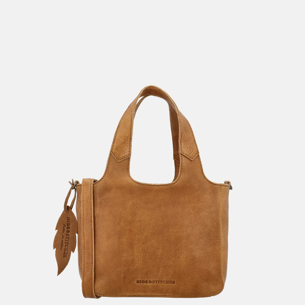 Hide & Stitches Earth inspire handtas S bruin bij Duifhuizen