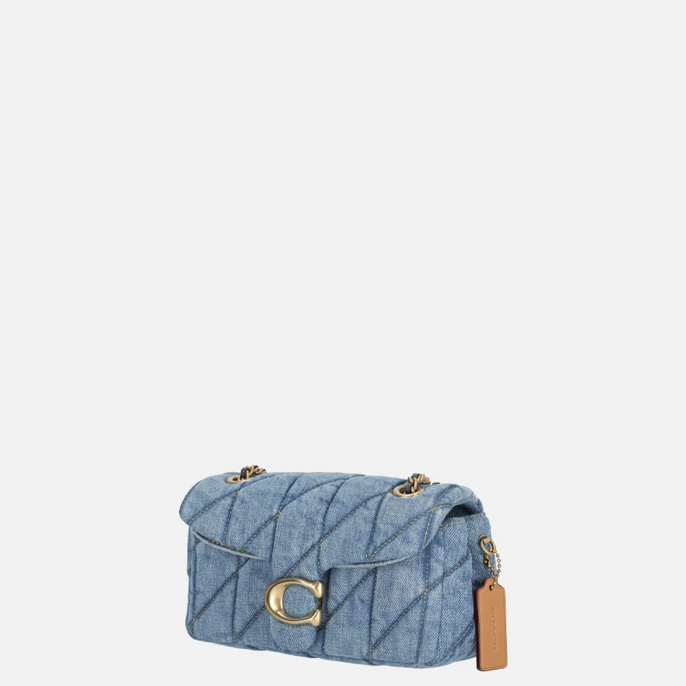 Coach Tabby Quilted schoudertas 20' indigo bij Duifhuizen