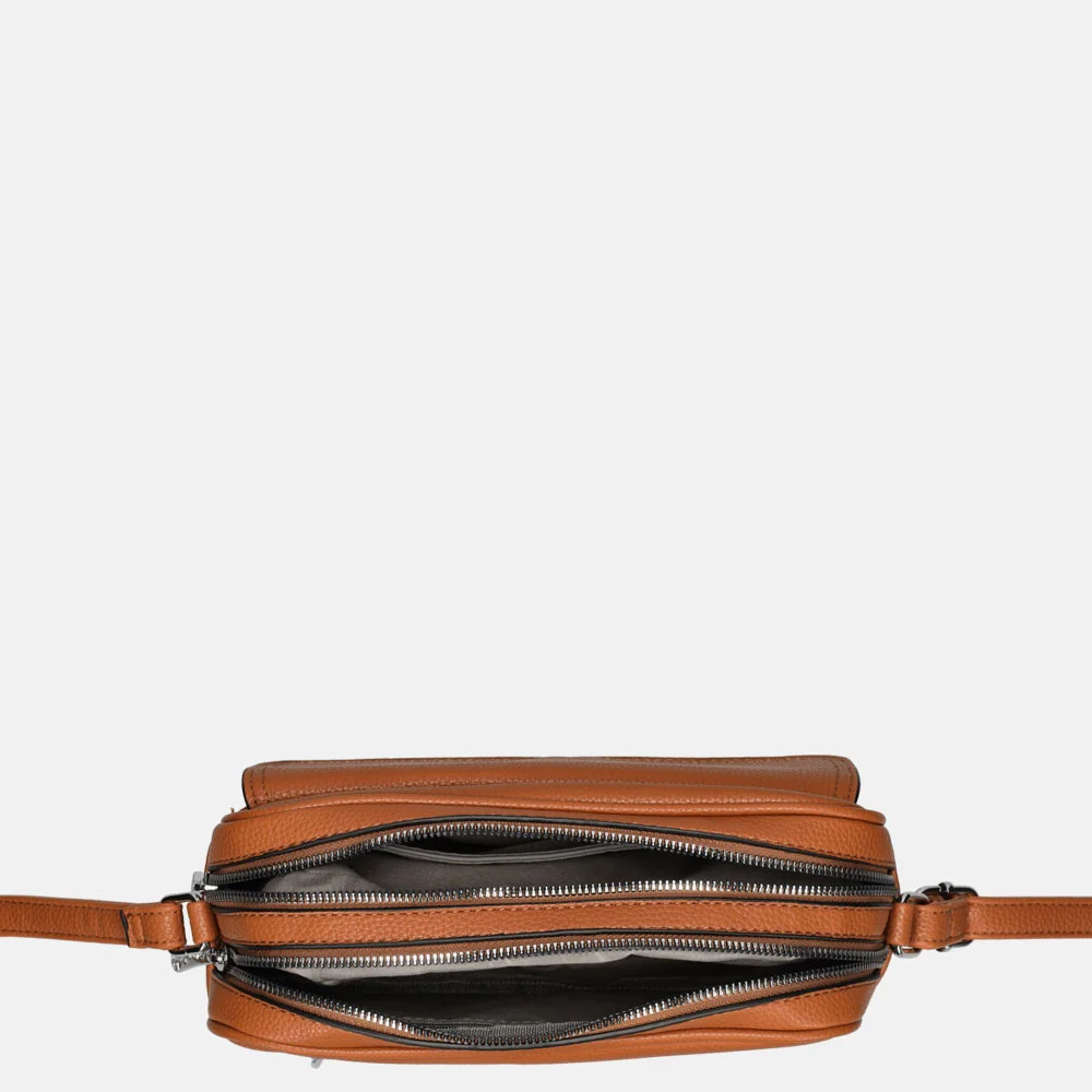 Firenze crossbody tas brown bij Duifhuizen