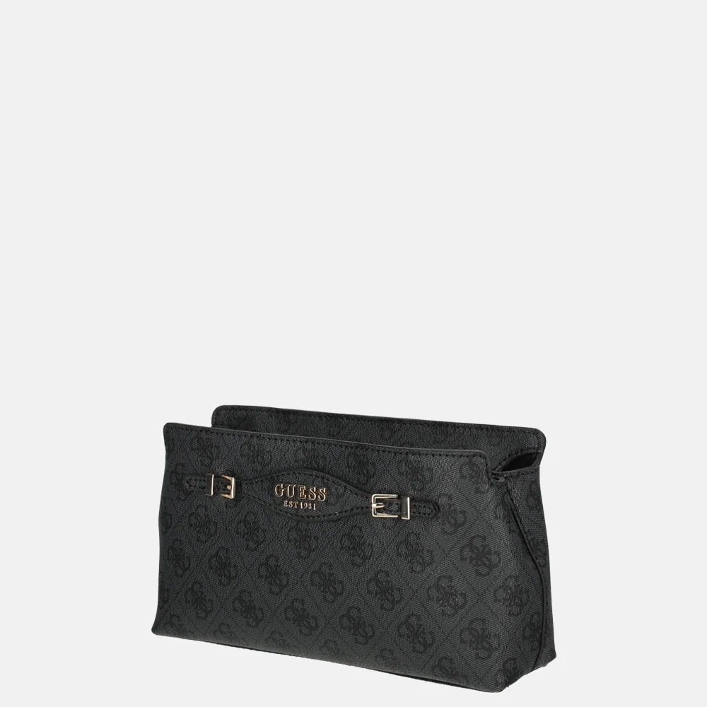 Guess Katya crossbody tas coal logo bij Duifhuizen