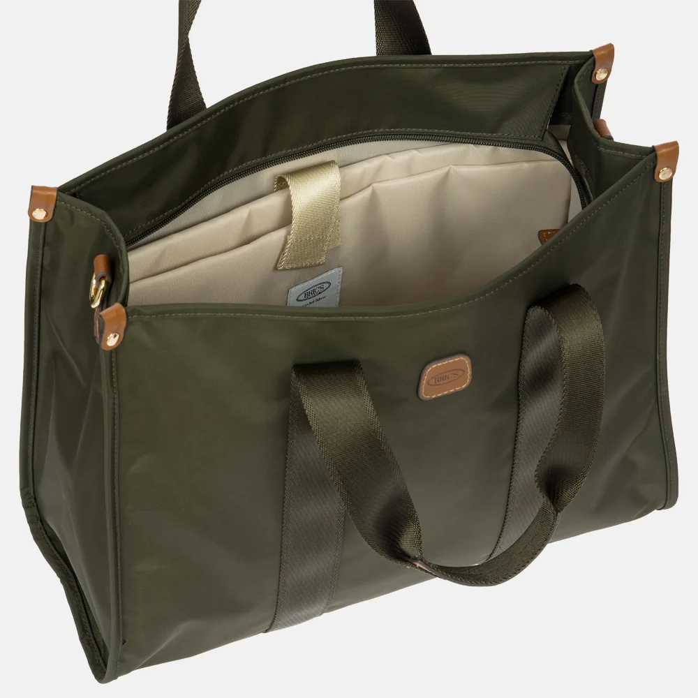 Bric's Opera bag shopper olive bij Duifhuizen