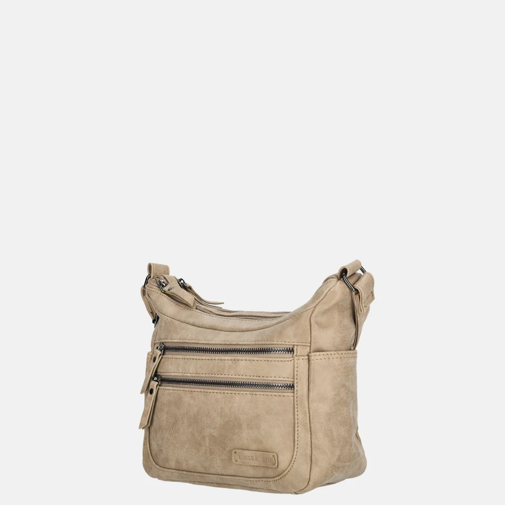 Enrico Benetti Nouméa crossbody tas middentaupe bij Duifhuizen