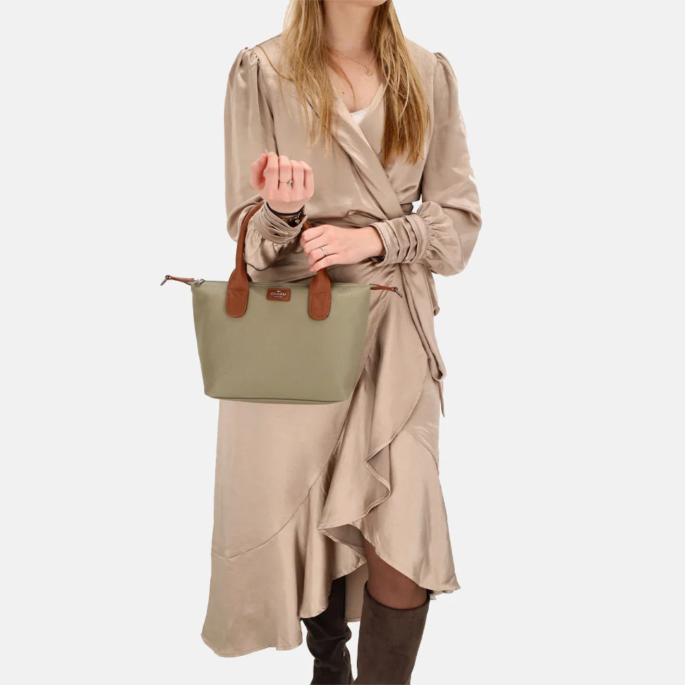 Charm London Buckingham Palace handtas M olijfgroen bij Duifhuizen