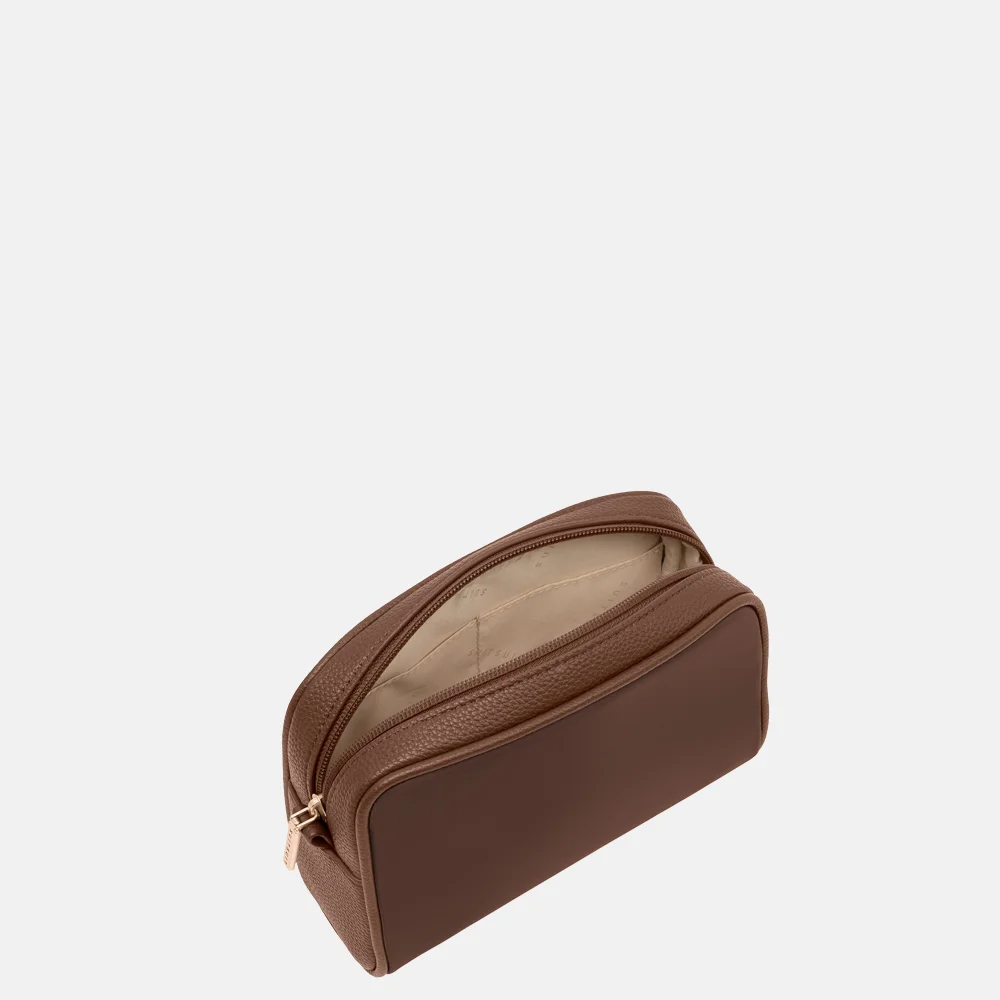 SUITSUIT Serenity Toilettas en make-up tasje set chocolade brown bij Duifhuizen