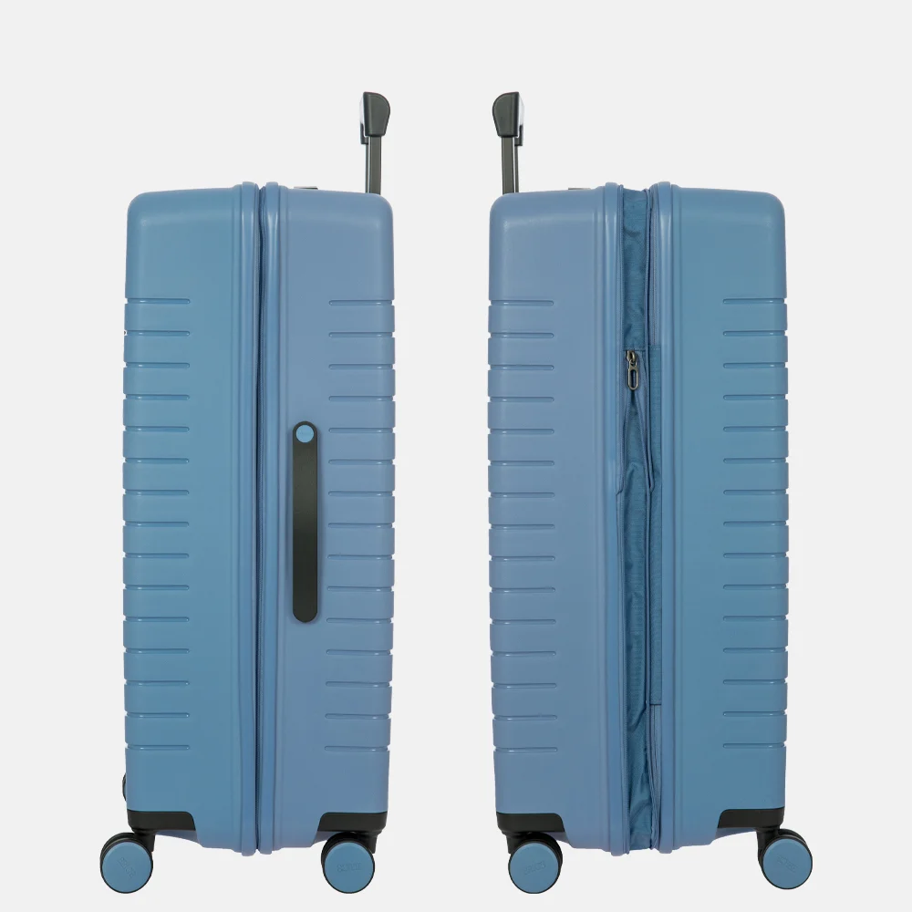 Bric's Ulisse Expandable reiskoffer 79 cm grey blue bij Duifhuizen