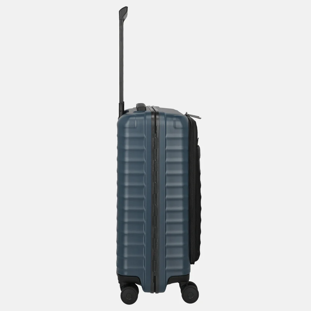 Titan Upgrade Overseas handbagage koffer frontpocket 55 cm midnight blue bij Duifhuizen