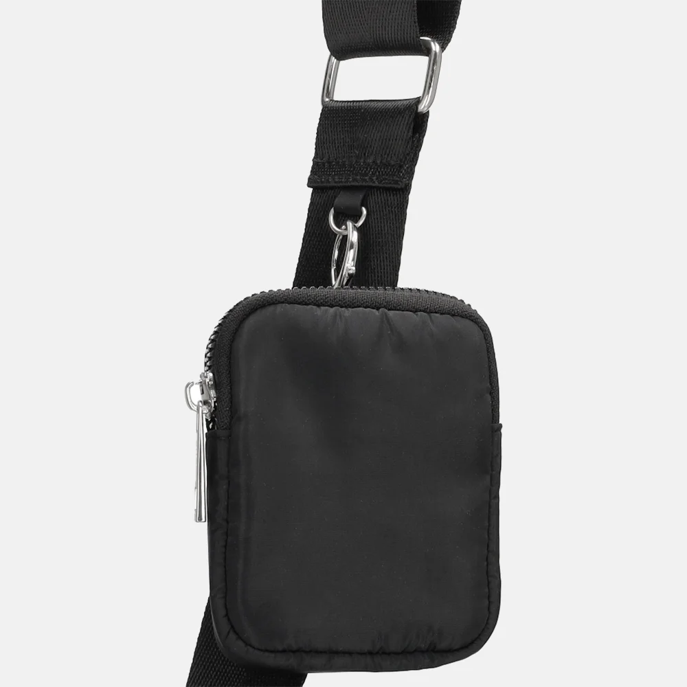 Charm London crossbody tas zwart bij Duifhuizen