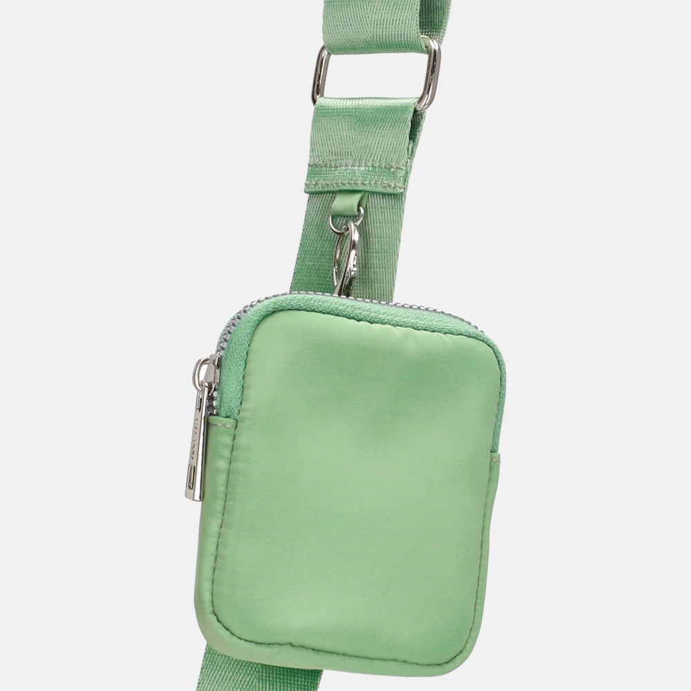 Charm London crossbody tas mint bij Duifhuizen