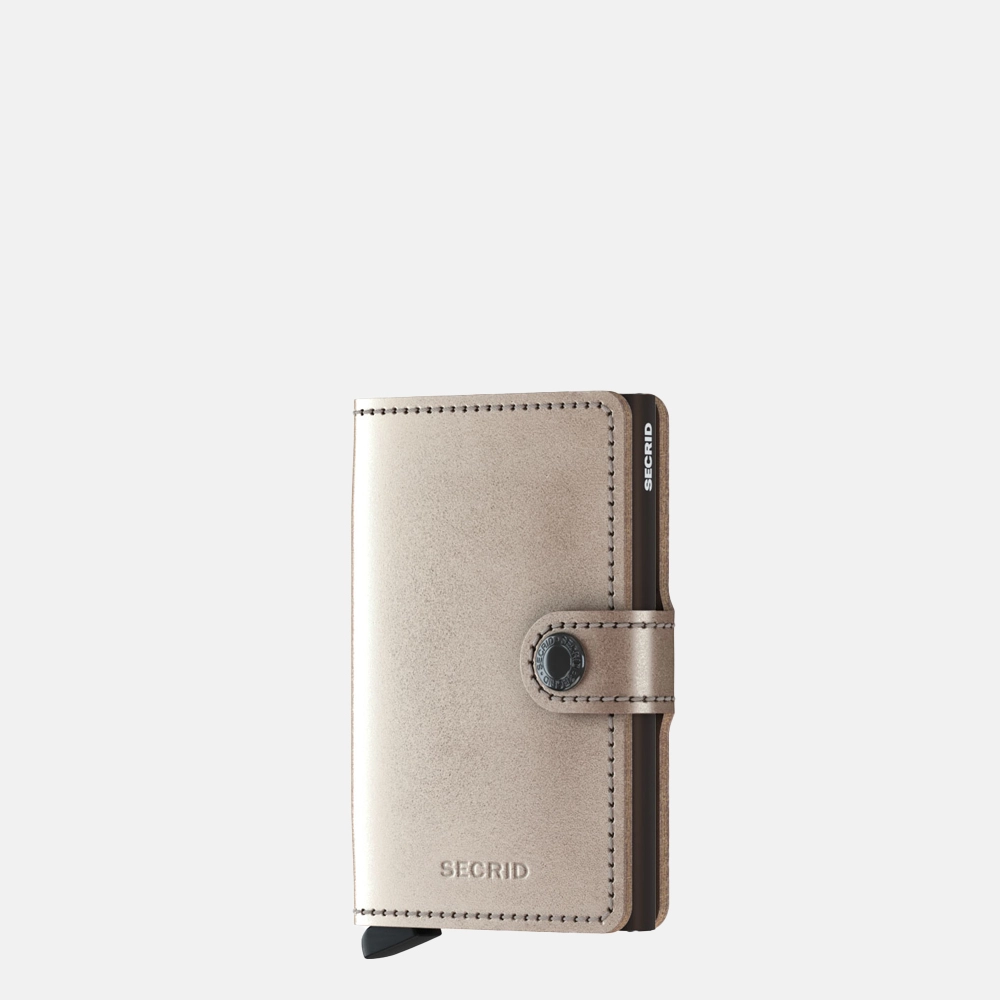 Secrid Miniwallet pasjeshouder metallic bronze