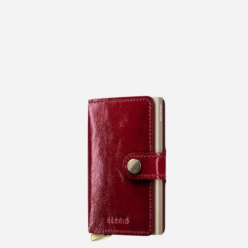 Secrid Mini Wallet Premium pasjeshouder Naplak Red +  bij Duifhuizen