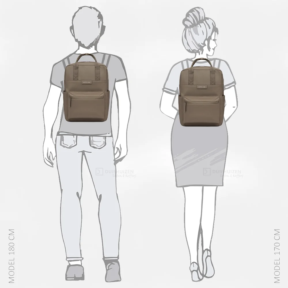 Kapten & Son Bergen Pro rugzak walnut bij Duifhuizen