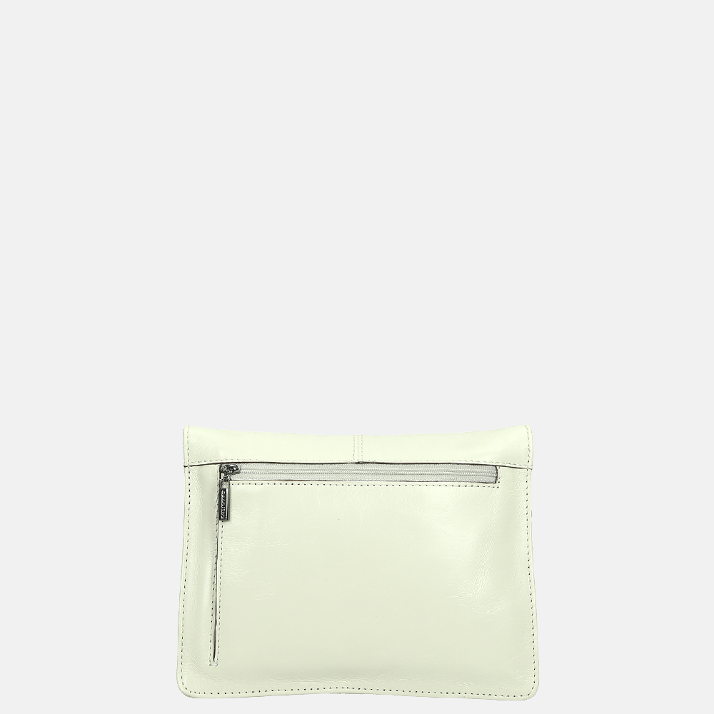 Claudio Ferrici Pelle Vecchia crossbody tas crema bij Duifhuizen