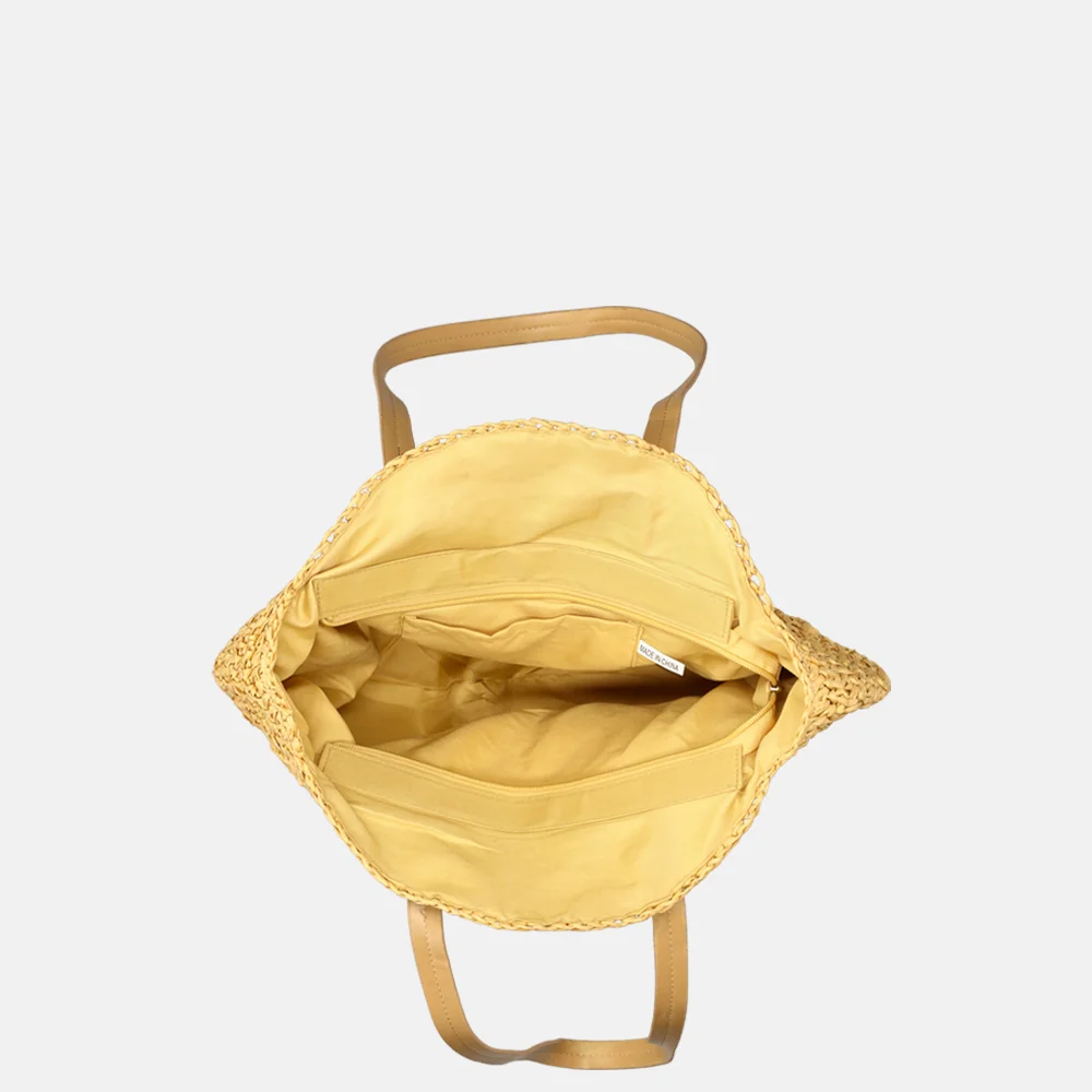 Firenze shopper taupe beige bij Duifhuizen