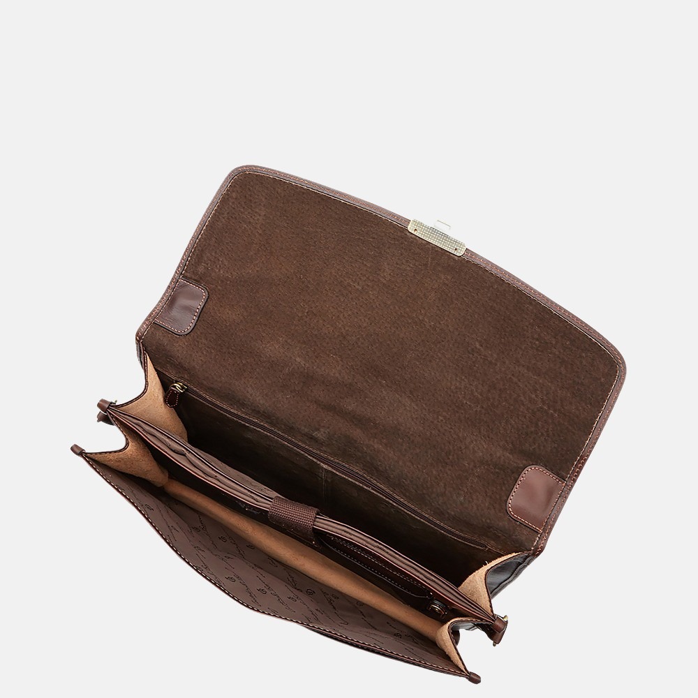 Castelijn & Beerens Verona aktetas 13.3 inch mocca bij Duifhuizen