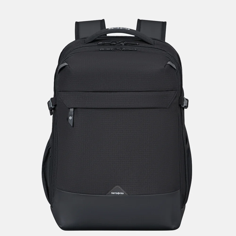 Samsonite Roadseeker laptoprugzak L 17 inch expandable deep black bij Duifhuizen