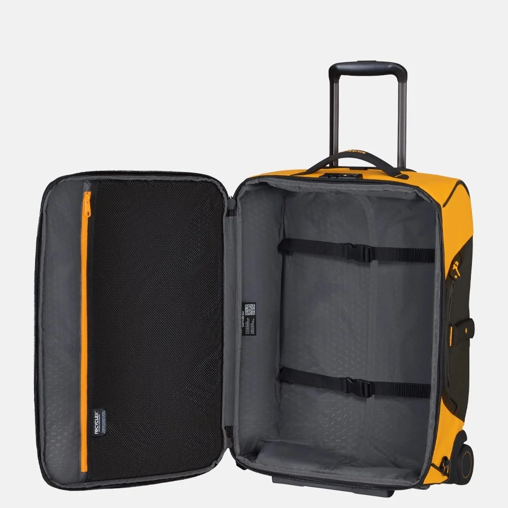 Samsonite Ecodiver rugzak/reistas op wielen 55 cm yellow bij Duifhuizen