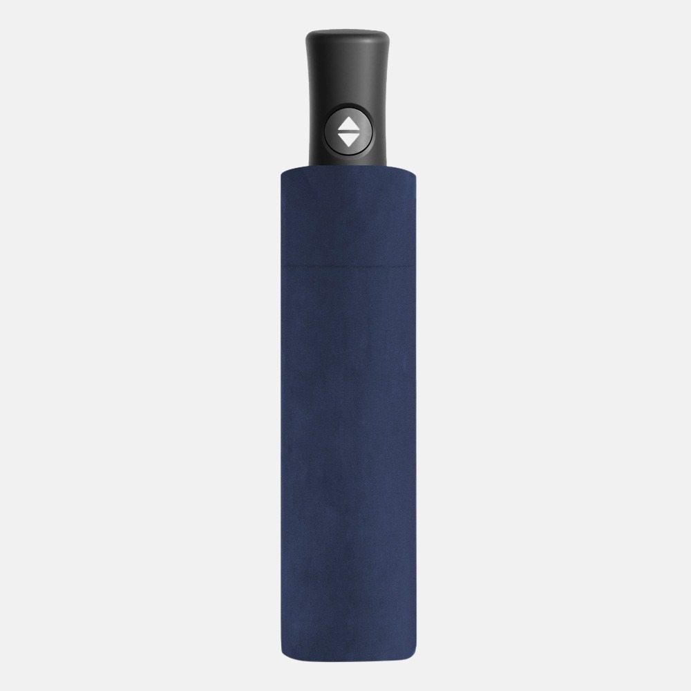 Doppler Flipback opvouwbare stormparaplu navy bij Duifhuizen