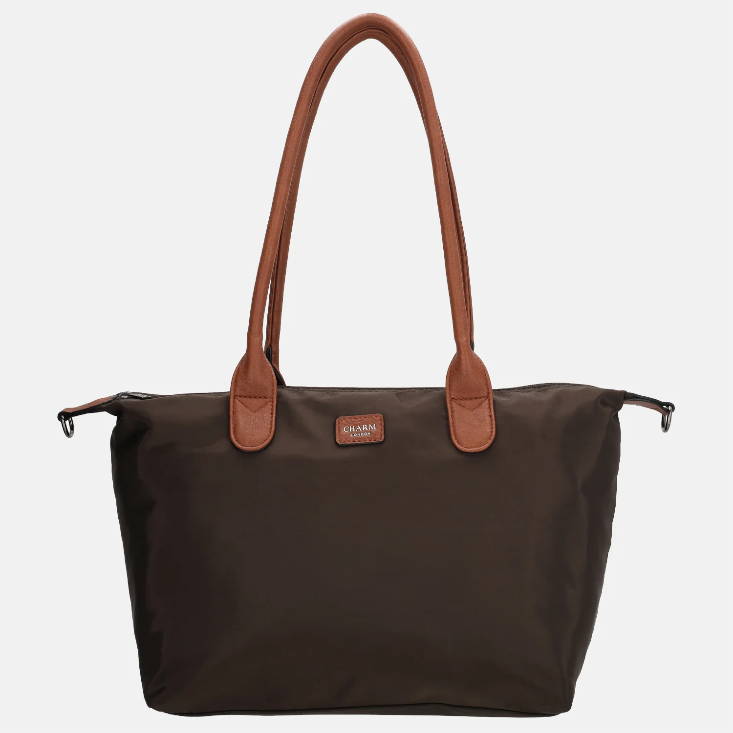 Charm London Buckingham shopper L donkerbruin bij Duifhuizen