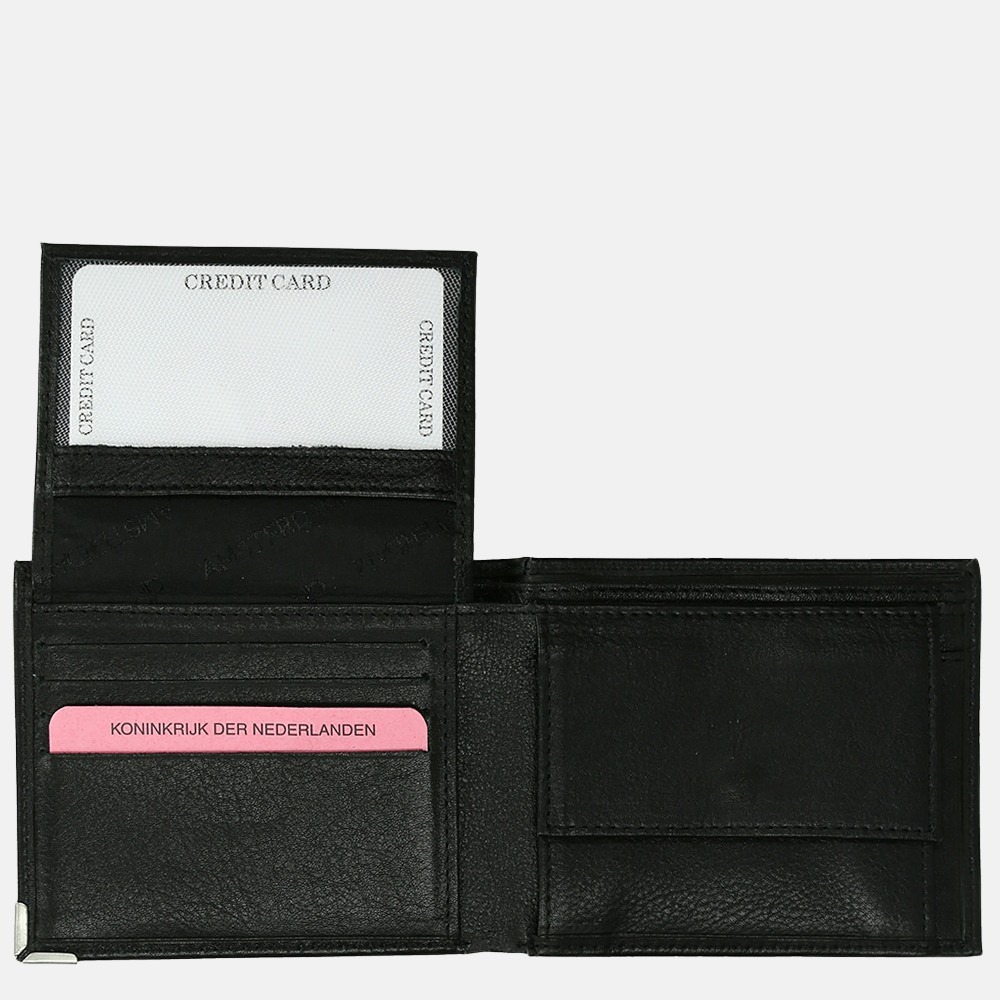 dR Amsterdam Toronto billfold black bij Duifhuizen