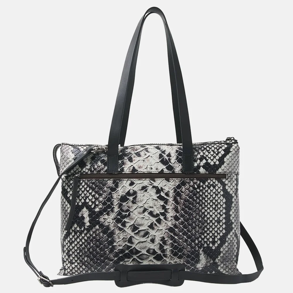 Castelijn en Beerens Verona Python limited edition laptoptas 15.6 inch python bij Duifhuizen