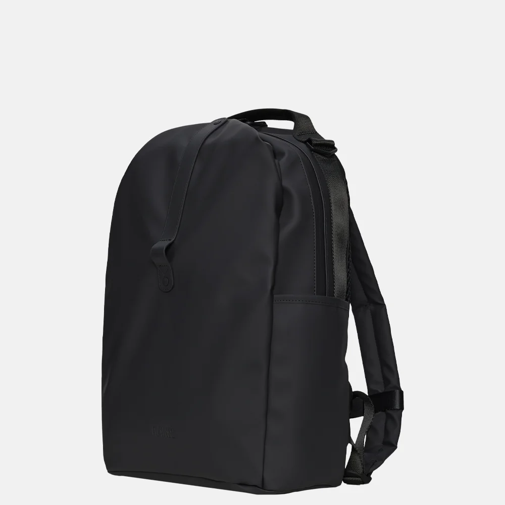 Rains clip front rugzak black bij Duifhuizen