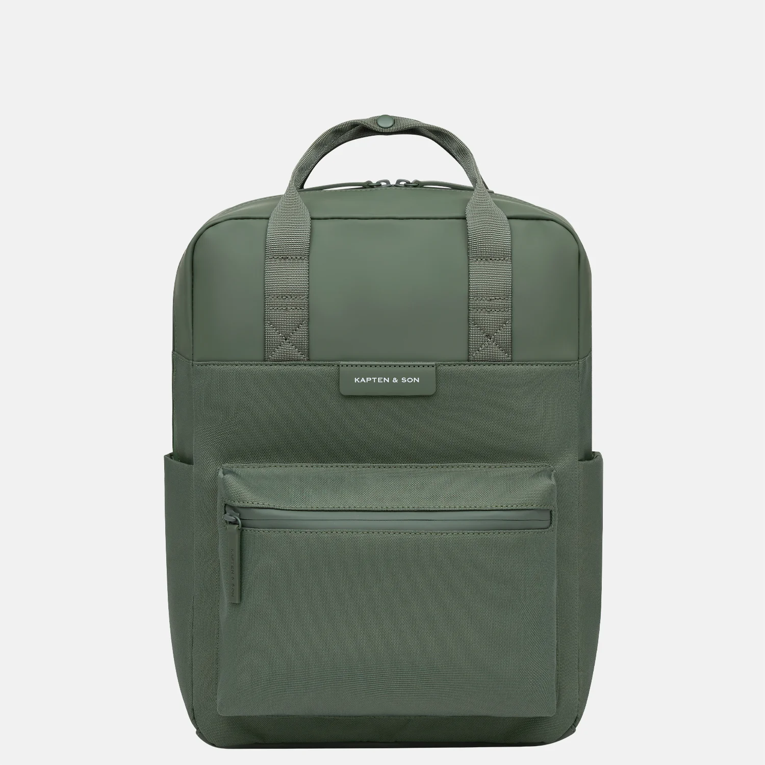 Kapten & Son Bergen Pro rugzak 15 inch dusty green bij Duifhuizen