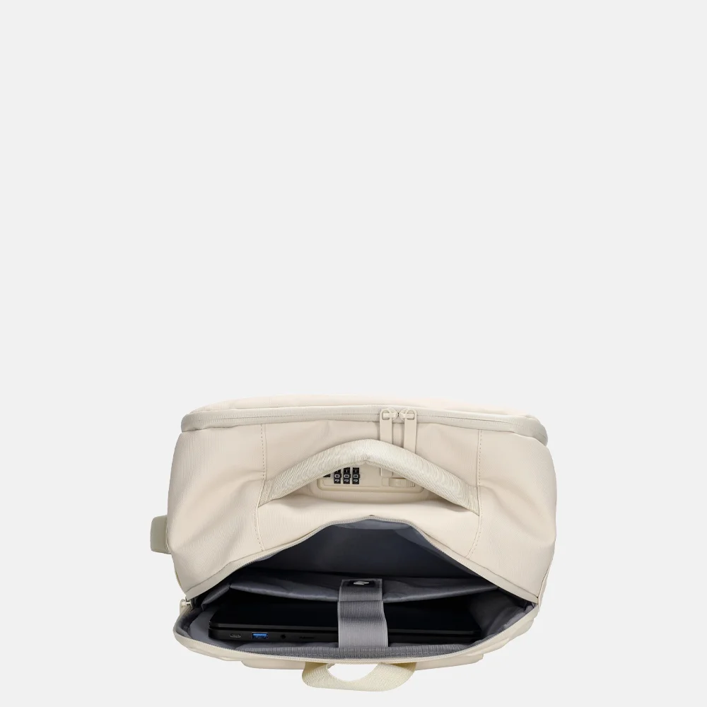 Beagles laptop rugzak 15 inch gebroken wit bij Duifhuizen