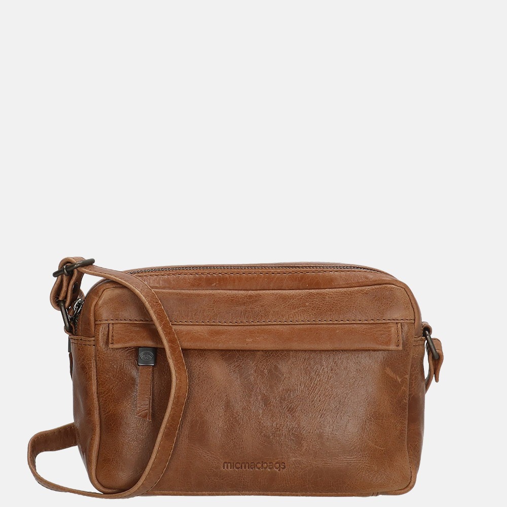 Micmacbags Porto schoudertas brown