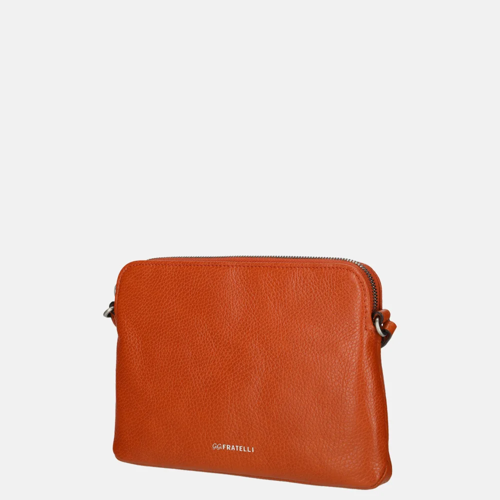 GiGi Fratelli Romance crossbody tas orange bij Duifhuizen