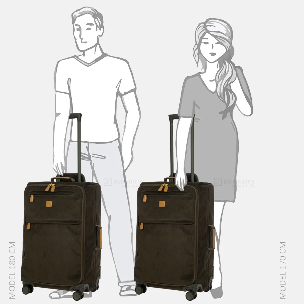 Bric's Life koffer 71 cm olive bij Duifhuizen